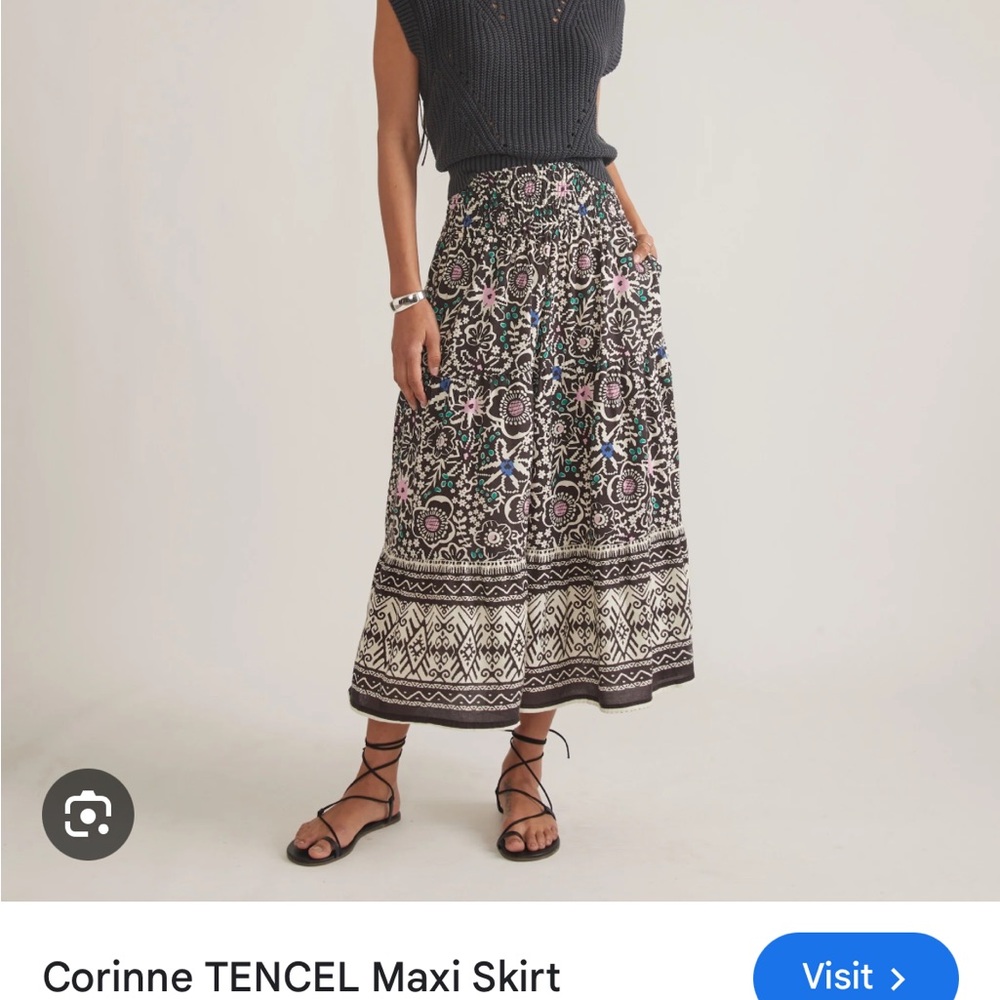 Marine Layer Corinne TENCEL Maxi Skirt
